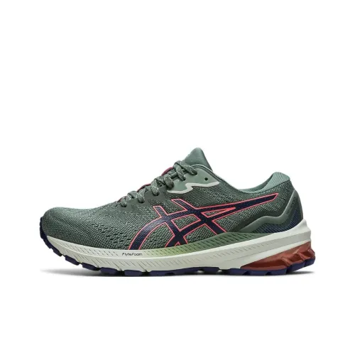 Asics GT 1000 11 Low Топ Беговые кроссовки Женские Зеленый