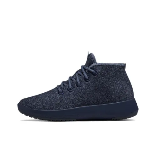 Allbirds Mizzle Up Амортизация Высокий Топ Повседневная Обувь Женская Полуночный Синий