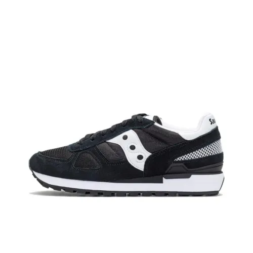 Saucony Shadow Original Slip-Resistant Abrasion-Resistant Low-Top Беговые кроссовки Черные