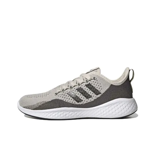 Adidas Fluidflow 2,0 Износостойкий и Легкий Низкий Топ Беговые кроссовки Мужские Серые