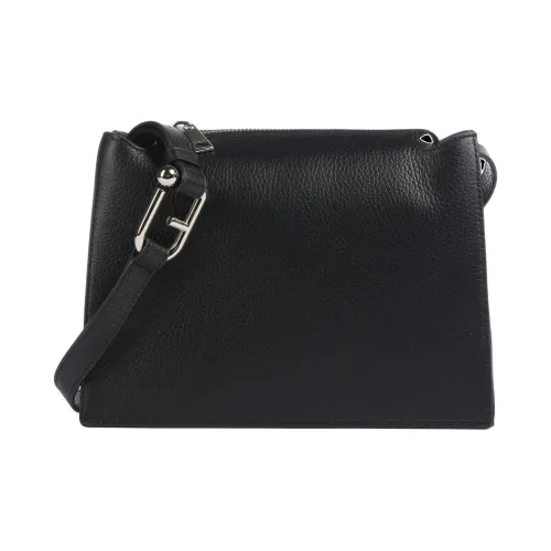 Furla GRAIN LEATHER Кросс-боди Сумка Маленькая Женская Черная