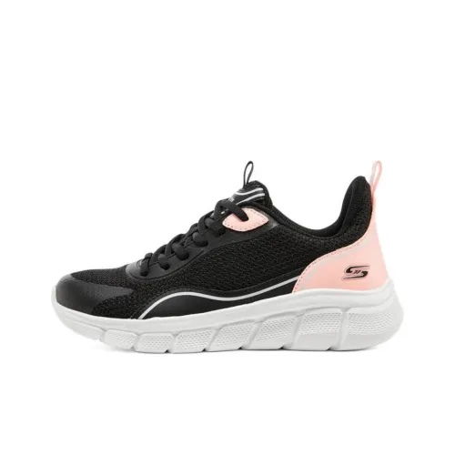 Skechers Bob's SPORT Низкий Топ Casual Женский Черный Розовый