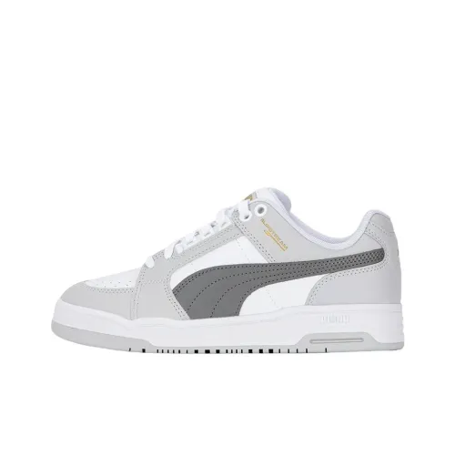 PUMA Slipstream Lo Low Топ Скейтборд Кроссовки Унисекс Белый Серый