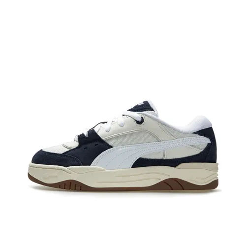 PUMA 180 Темно-синий Abrasion Resistant Низкий Топ Скейтборд Кроссовки Унисекс Темно-синий