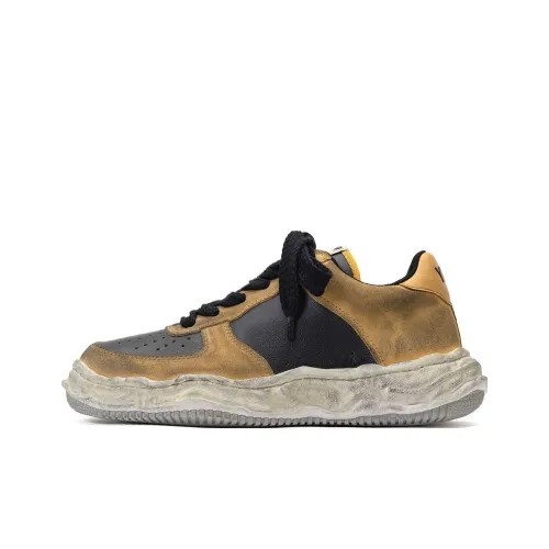 MIHARA YASUHIRO WAYNE Стильные Скейтбординги Мужской Желтый Черный Потертый