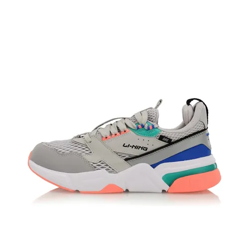 LINING 001 Departure Дышащий Сбалансированный Легкий Низкий Топ Casual Женский Микрокристалл Серый