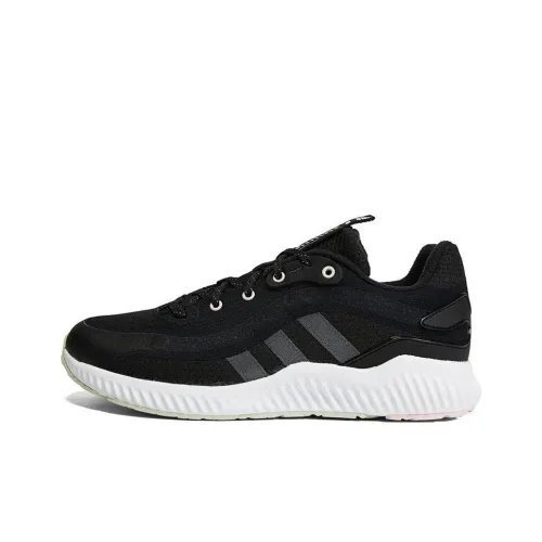 Adidas Jelly Bounce Slip-resistant Abrasion-resistant Low Top Беговые кроссовки Женские Черный Белый