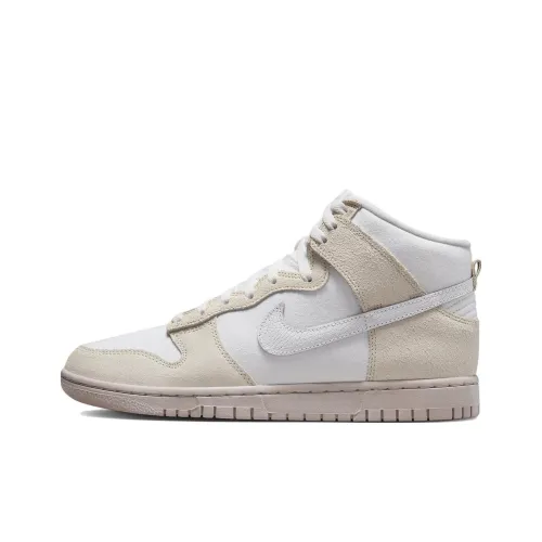 Nike Dunk High EMB SALT Озеро Городской Высокий Топ Скейтборд Кроссовки Мужской Белый