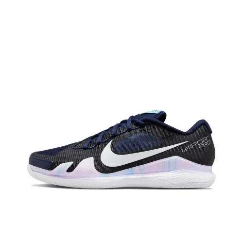 Nike Air Zoom Vapor Pro Покрытие Поддержка Легкий Низкий Топ Кроссовки для тенниса Мужские Черный Синий Розовый