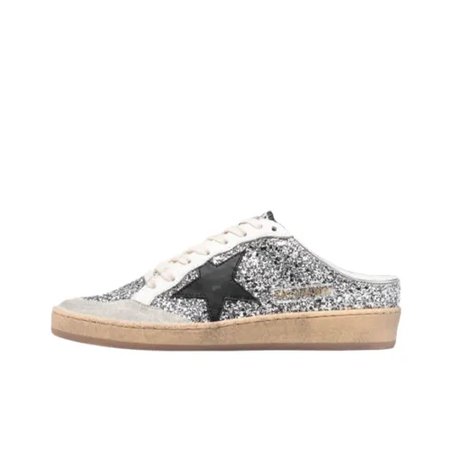 Golden Goose Ball Star Low Топ Скейтборд Кроссовки Женские Бежевые Потертые