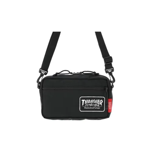 Manhattan Portage THRASHER collaboration Нейлоновая сумка через плечо сумка на плечо маленькая мужская черная