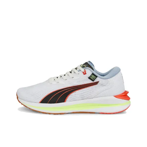 FIRST MILE X PUMA Electrify Nitro 2 Slip-resistant Abrasion-resistant Low-top Беговые кроссовки Женские Черный Белый Красный