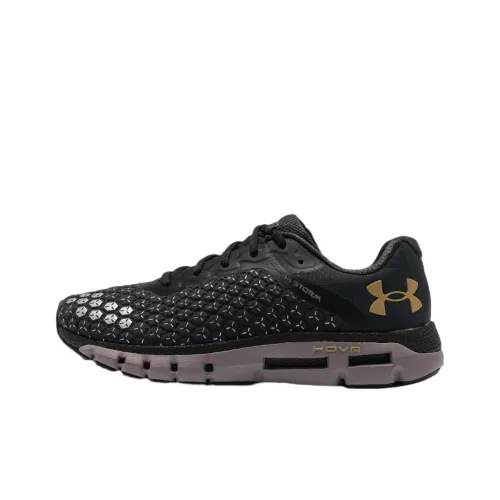 Under Armour Hovr Infinite 2 Low Беговые кроссовки Мужские Черные Фиолетовые