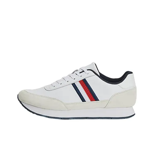 Tommy Hilfiger Core Low Top Спортивная Повседневная Обувь Мужская Белая