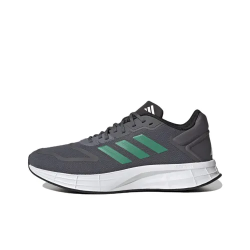 Adidas Slip-resistant Abrasion-resistant Lightweight Low-Top Running Shoes Men's Gray Green Adidas Противоскользящие Устойчивые к истиранию Легкие Низкие Беговые Кроссовки Мужские Серый Зеленый