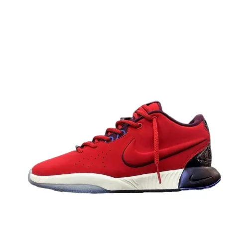 Nike Lebron 21 Баскетбольные кроссовки Low Топ Красный Мужской