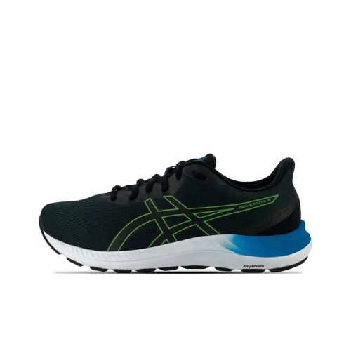 Asics Гель Excite 8 Low Топ Беговые кроссовки Мужские Черный Синий Зеленый