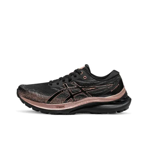 Asics Gel KAYANO 29 Устойчивый к истиранию Дышащий Амортизирующий Низкий Топ Марафон Беговые кроссовки Женские Черный