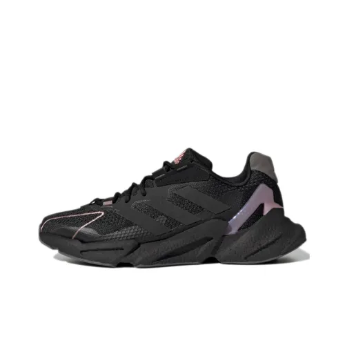 Adidas X9000l4 Slip Устойчивый к истиранию Низкий Топ Беговые кроссовки Унисекс Черный Фиолетовый