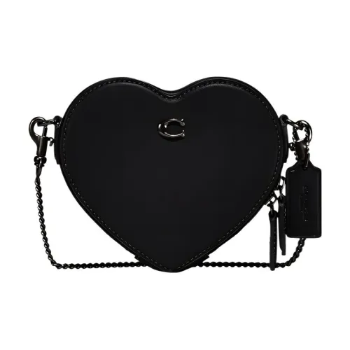 COACH Кожа Сумка через плечо Мини Женская Черная