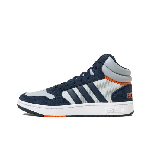 Adidas Neo Hoops 3,0 Magic Ring Slip-resistant Abrasion-resistant MID Skateboard Shoes Unisex Navy