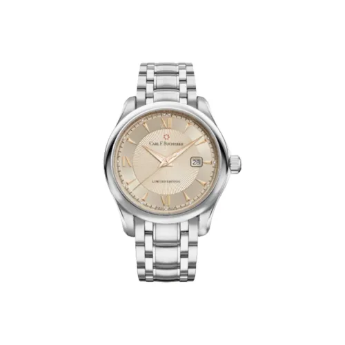 Carl F.Bucherer Автоматический Механический Механизм Мужские Часы из Коллекции MANERO 42 мм Бежевые