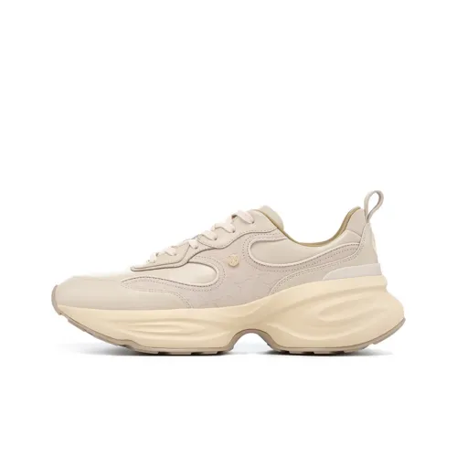 LI NING 1990 Liuyun Отскок Амортизация Противоскользящий Низкий Топ Беговые кроссовки Мужской Рассвет Серый