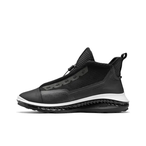 Ecco Fit For Action Амортизация MID Топ Спортивная Повседневная Обувь Черный