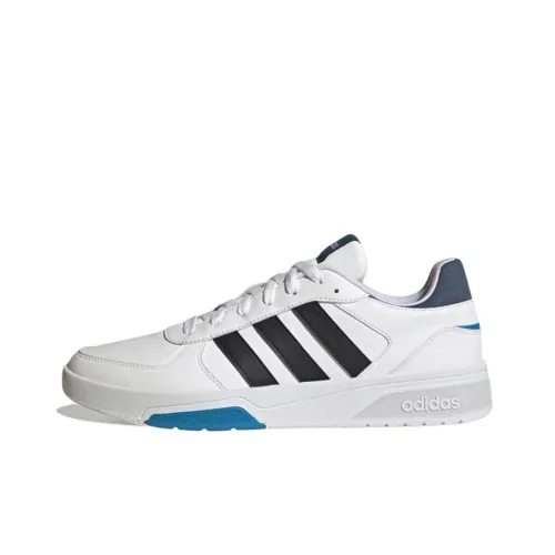 Adidas Neo Courtbeat Slip Resistant Abrasion Resistant Низкие Скейтбординг Кроссовки Белый Черный Синий