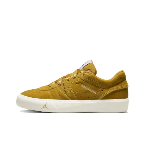 Jordan Series Slip-resistant Abrasion-resistant Lightweight Low-Top Skateboarding Shoes Women's Gold Джордан Серия противоскользящие устойчивые к истиранию легкие низкие кеды для скейтбординга женские золотые