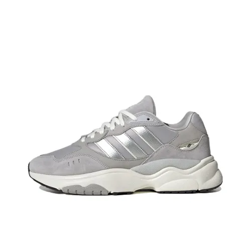 Adidas Originals Retropy F90 Slip-resistant Abrasion-resistant Lightweight Low Top Casual Women's Silver Gray Adidas Originals Retropy F90 Противоскользящий Устойчивый к истиранию Легкий Низкий Топ Повседневный Женский Серебряный Серый