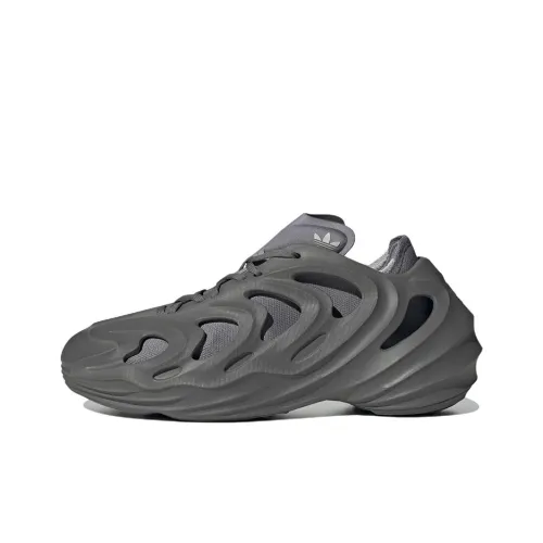 Adidas Originals AdiFOM Q Slip Resistant Abrasion Resistant Lightweight Low Top Casual Unisex Gray Adidas Originals AdiFOM Q Слип Резистентный Устойчивый к истиранию Легкий Низкий Топ Повседневный Унисекс Серый