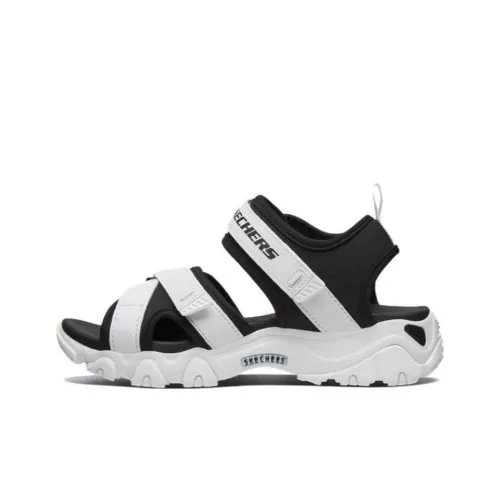 Skechers D'LITES 2,0 Пляжные сандалии Женские Черный Белый