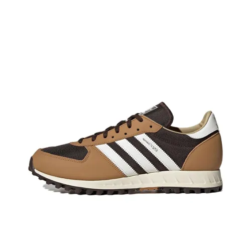 Adidas Originals TRX Vintage Slip-Resistant Abrasion-Resistant Lightweight Low-Top Running Shoes Men's Brown Adidas Originals TRX Vintage Противоскользящие Устойчивые к истиранию Легкие Низкие Беговые Кроссовки Мужские Коричневые