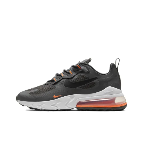 Nike Air Max 270 React Low Топ Спортивная Повседневная Обувь Серый Черный Оранжевый