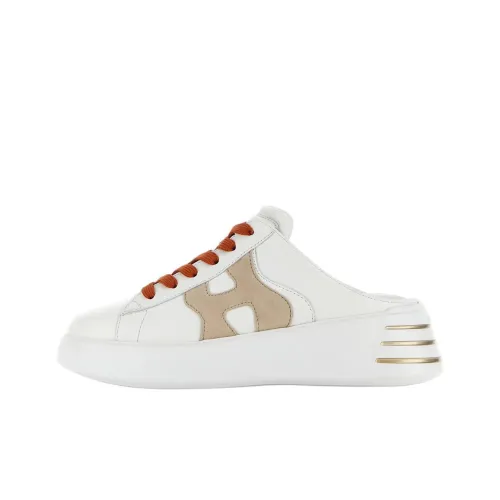 HOGAN Rebel Резиновая подошва Домашние тапочки 5 см Женские Белые