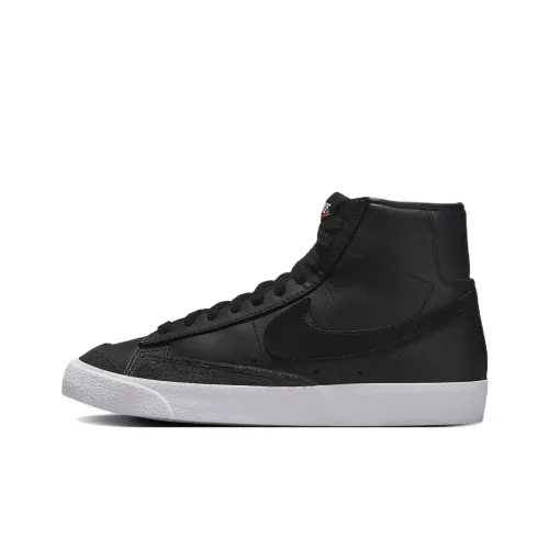 nike Blazer '77 Винтаж 'Оксфорд' Розовый' Противоскользящие Устойчивые к истиранию MID Топ Скейтборд Кроссовки Женские Черный