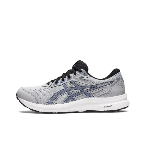 Asics Гель Contend 8 Low Топ Беговые кроссовки Серый Синий