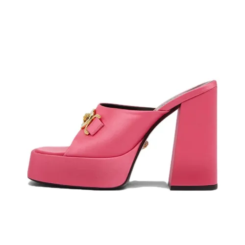 VERSACE La Medusa Слипоны Женские Фуксия