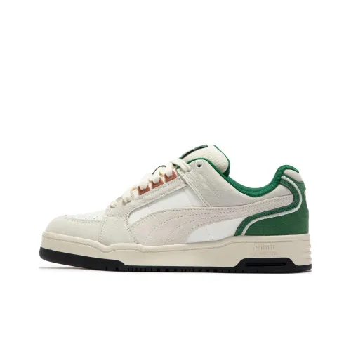 PUMA Slipstream LO FG Low Топ Скейтборд Кроссовки Унисекс Бежевый Серый Зеленый