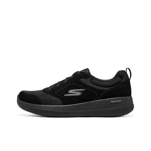 Skechers GO WALK Stability Низкий Топ Casual Мужской Все Черный