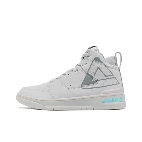 PEAK Taichi 910 Taichi Triangle противоскользящие устойчивые к истиранию высокие кроссовки для скейтбординга мужские облачно-серый