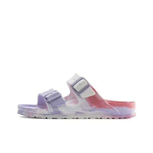 Birkenstock Arizona Стильные Сандалии Унисекс Розовый Фиолетовый