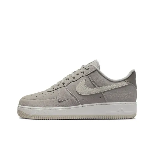 Nike Air Force 1 Low GREY Замша Низкий Топ Скейтбординг Кроссовки Женские Серый
