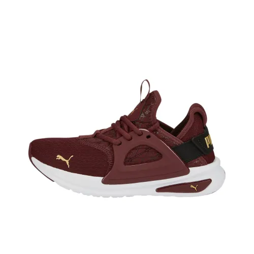 PUMA Softride Slip-resistant Abrasion-resistant Low-top Беговые кроссовки Женские Red