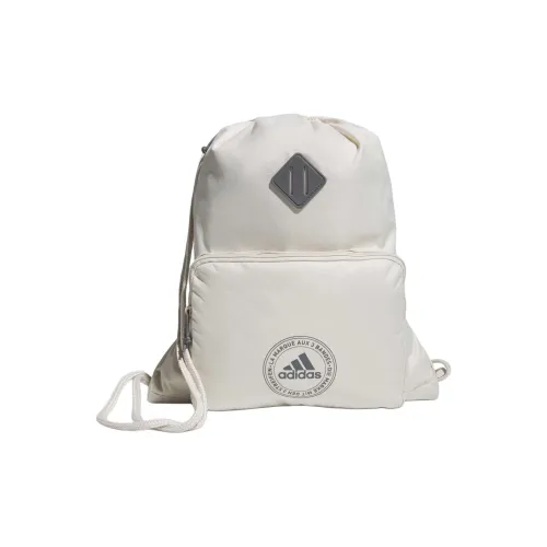 Adidas Polyester Backpack Unisex Gray White Adidas Полиэстер Рюкзак Унисекс Серый Белый