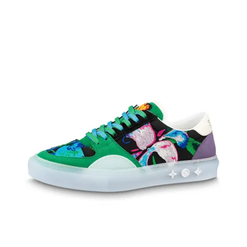 LOUIS VUITTON Ollie Low Топ Стильные Скейтбординги Мужской Зеленый