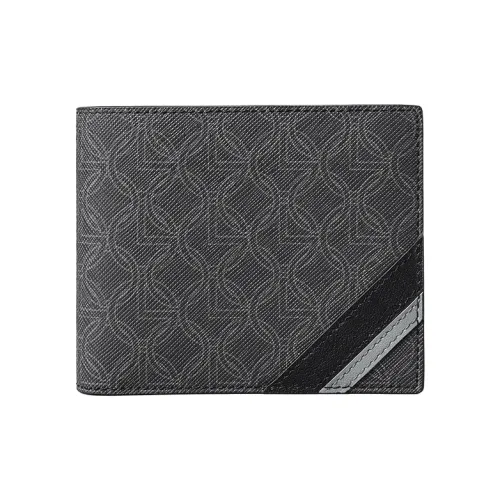 GOLDLION Кошелек из коровьей кожи стандартный мужской черный