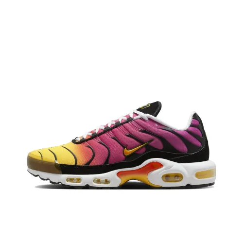Nike Air Max Plus Low Top Повседневная обувь Мужская Желтая Красная