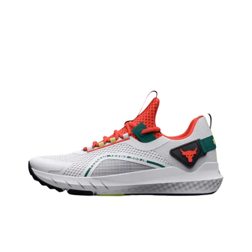 Under Armour Project Rock BSR 3 Slip-Resistant Abrasion-Resistant Low-Top Training Shoes Women's Orange Gray Утеряющий сцепление устойчивый к истиранию низкий топ тренировочные кроссовки женские оранжевый серый